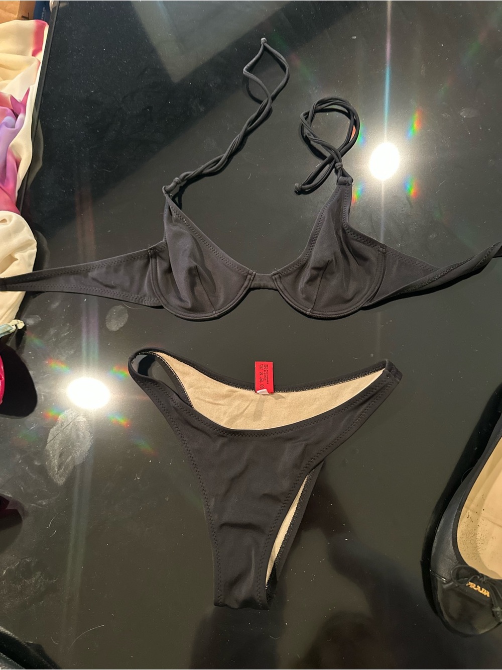 Women’s Black no Underwire Bikini Set